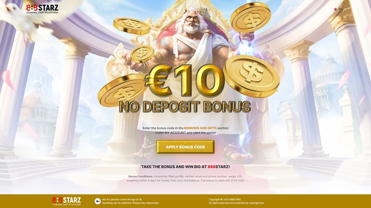 888Starz No Deposit Bonus Review