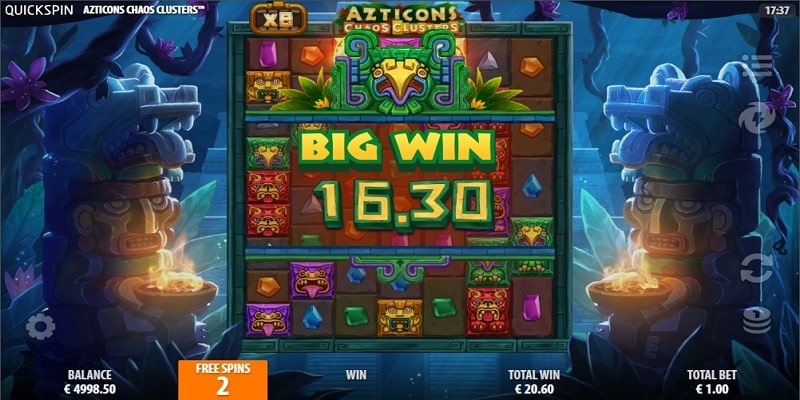 Azticons Chaos Clusters Big Win
