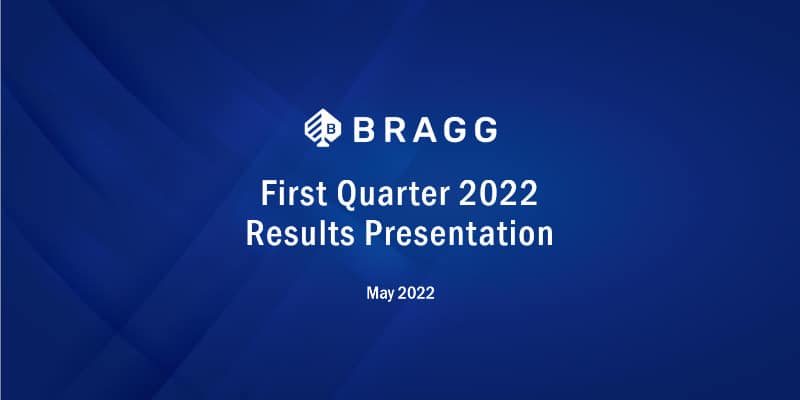 Bragg Gaming Quartalszahlen 2022