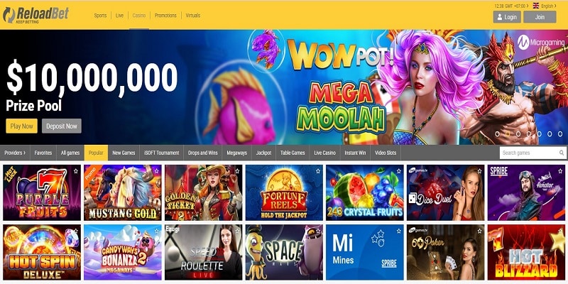 ReloadBet Casino Online Review