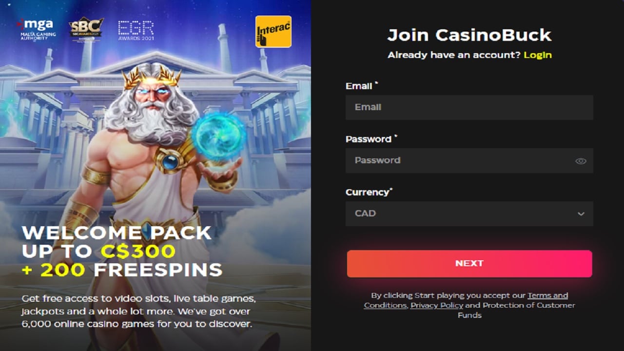 Casino Buck No Deposit Bonus