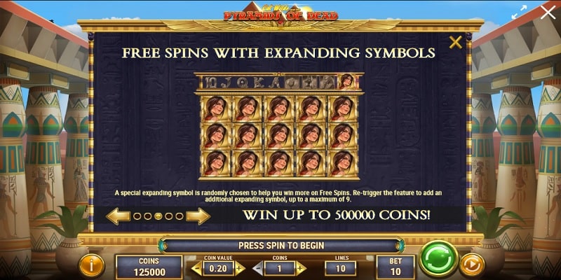 Cat Wilde Pyramid of Dead (Free Spins)