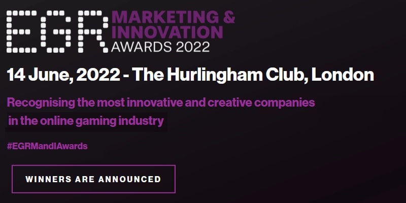 EGR Marketing Innovation Awards 2022