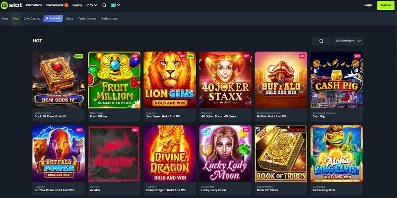 GSlot Online Casino Review