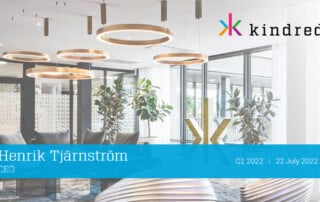 Kindred Group Halbjahreszahlen 2022