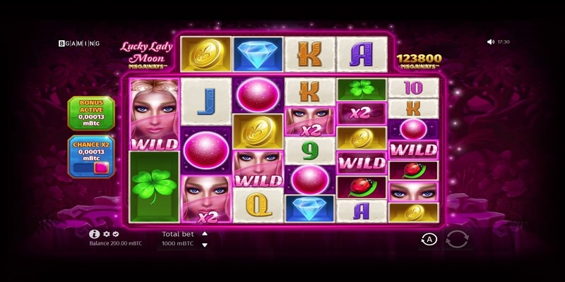 Lucky Lady Moon MEGAWAYS™ Slot Features