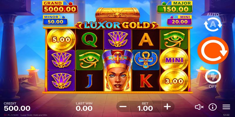 Luxor Gold Hold and Win Spielautomat