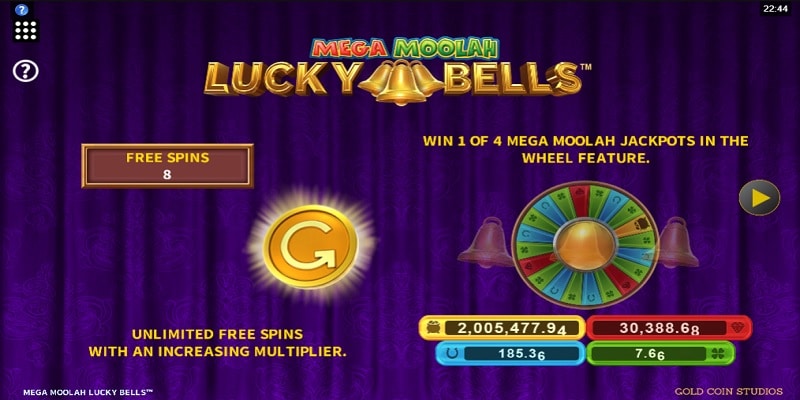 Mega Moolah Lucky Bells