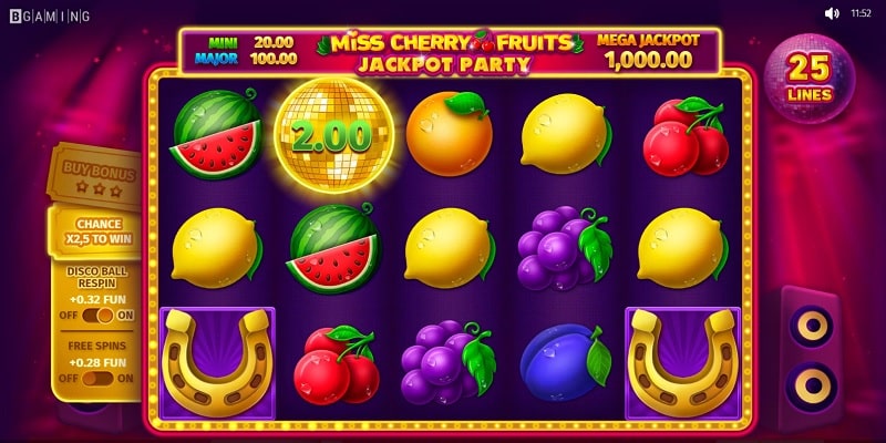 Miss Cherry Fruits Jackpot Party (BGaming)