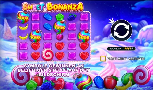 Sweet Bonanza Slot Gewinn