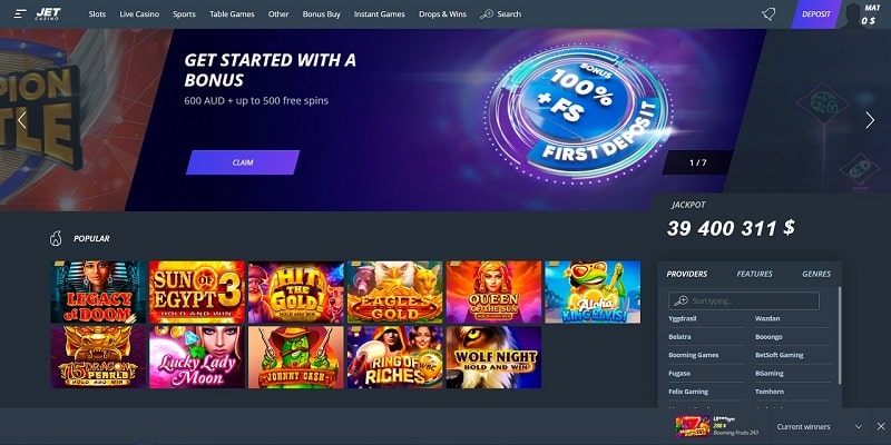 The Jet Casino No Deposit Bonus