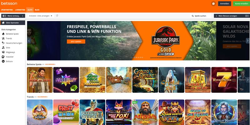 betsson Casino Test