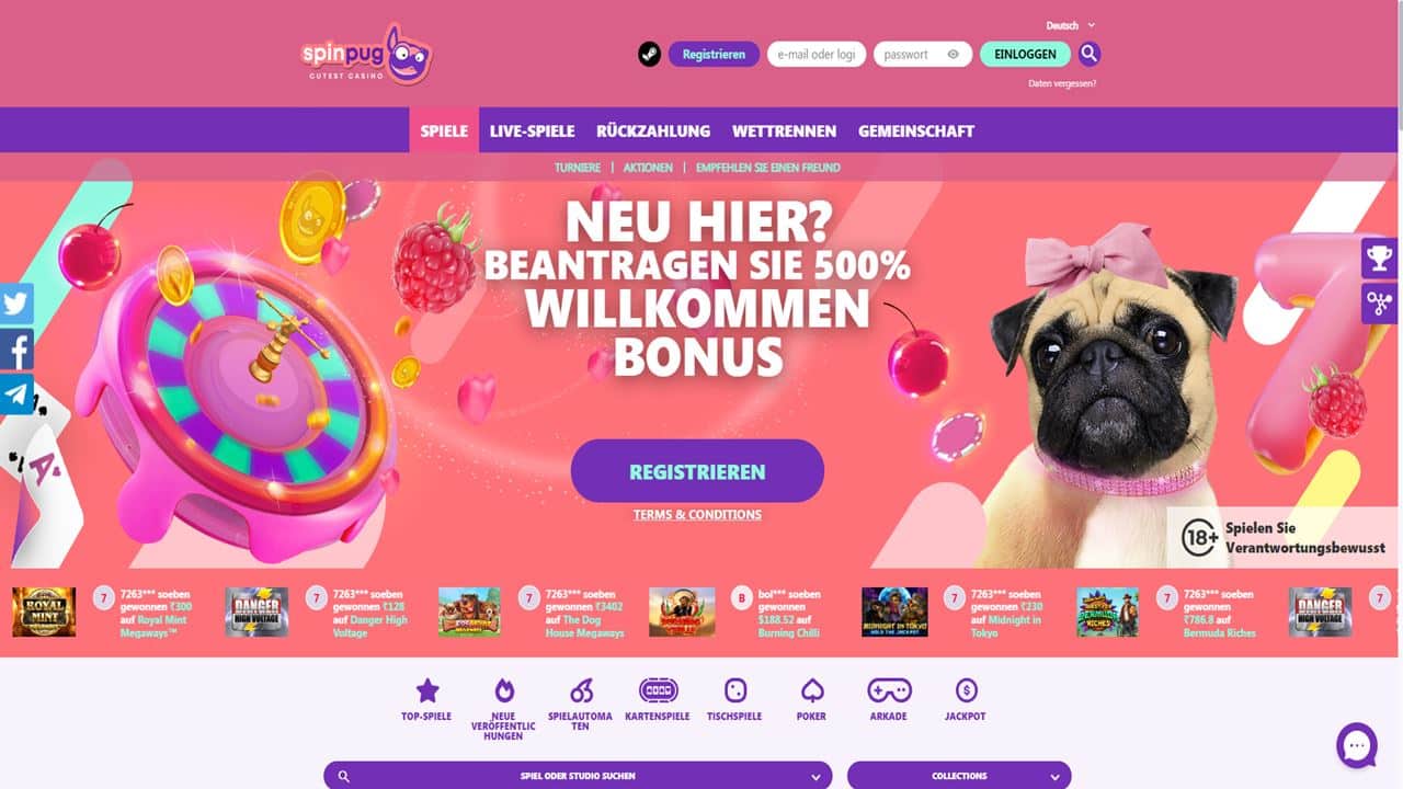 SpinPug Casino Test