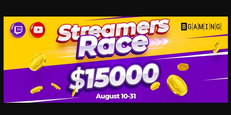 BGaming Streamer Race Casino Promo