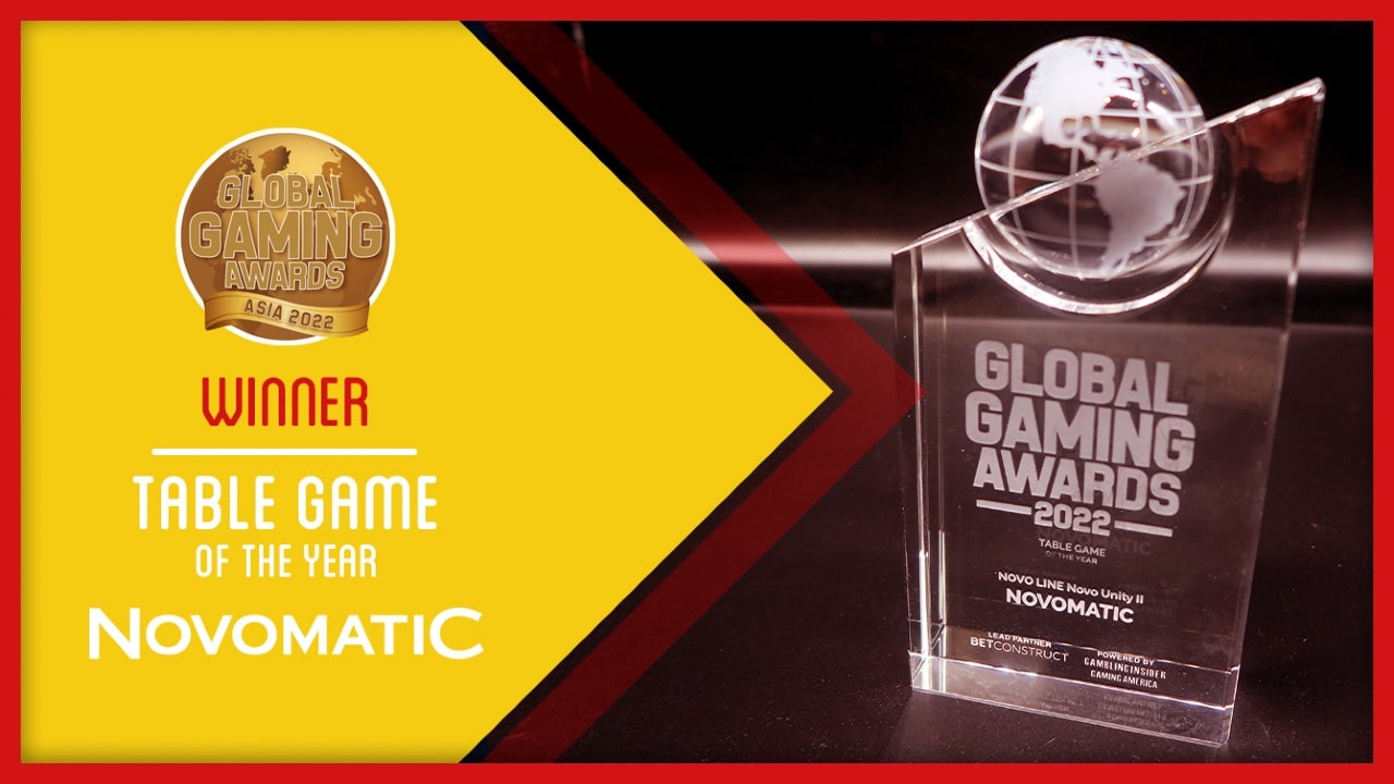 Novomatic gewinnt bei Global Gaming Awards Asia 2022