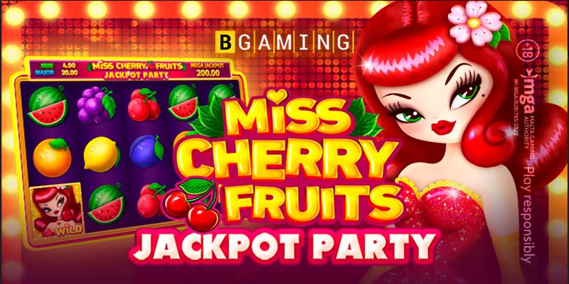 Miss Cherry Fruits Jackpot Party Spielautomat