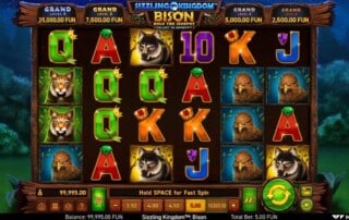 Sizzling Kingdom Bison Spielautomat