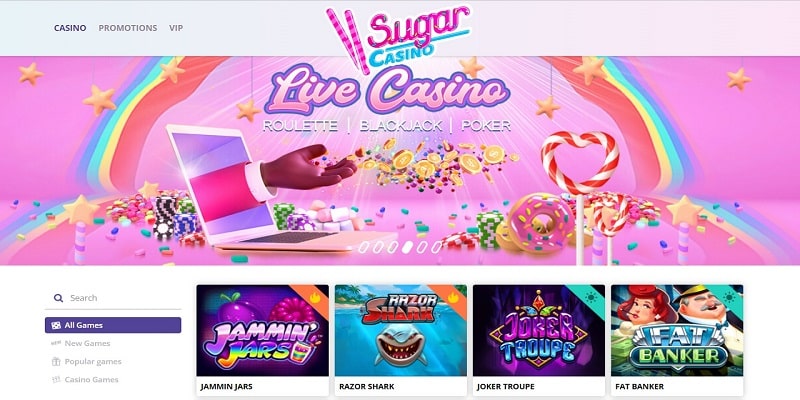 Sugar Online Casino Review