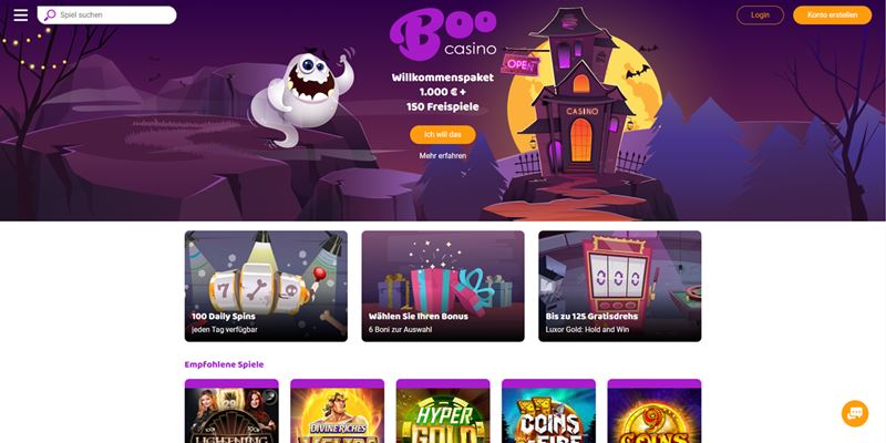 Boo Casino Test