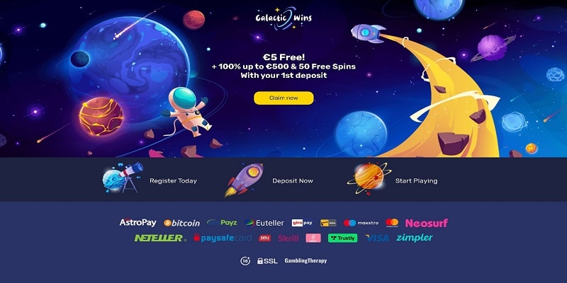 Our Galactic Wins Casino No Deposit Bonus review