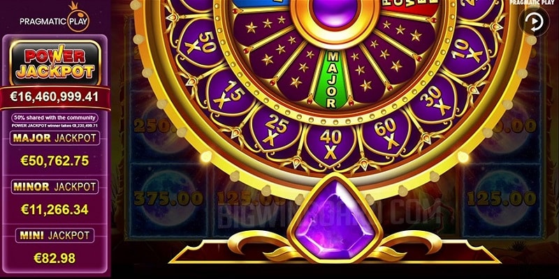 Wolf Gold Power Jackpot Bonus Wheel