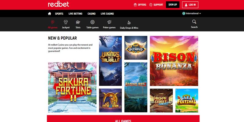 redbet Casino Test