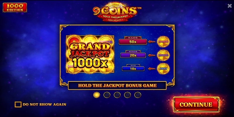 9 Coins™: 1000 Edition (1,000x Grand Jackpot)