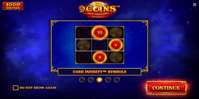 9 Coins™: 1000 Edition (Cash Infinity™ Feature)