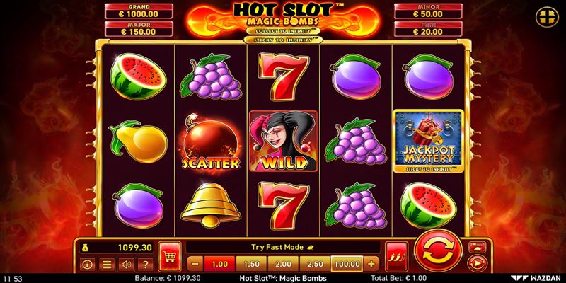 Hot Slot™ Magic Bombs Spielautomat