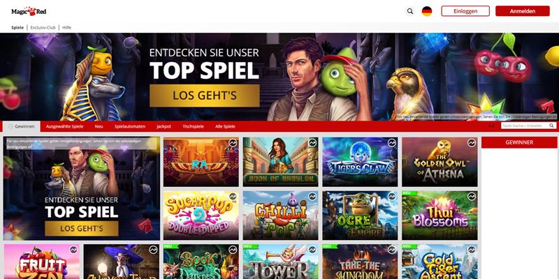 Magic Red Casino Test