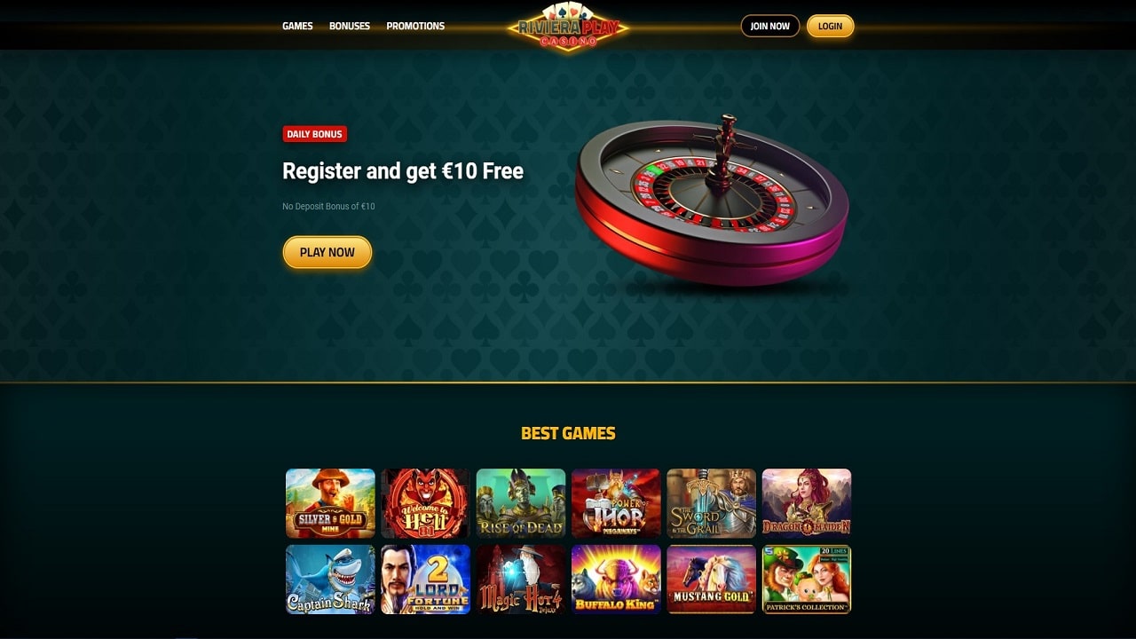 Riviera Play Casino ilman talletusbonusta