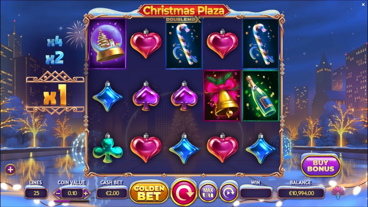 Christmas Plaza Doublemax von Yggdrasil