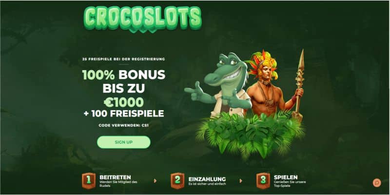 Crocoslots Casino Bonus
