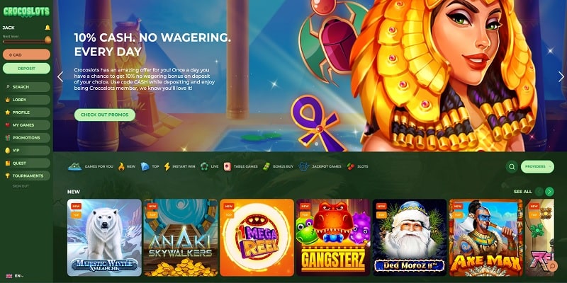 Crocoslots Online Casino Review