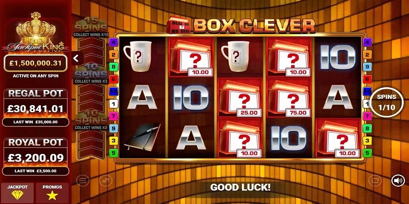 Deal or No Deal™ Box Clever Jackpot King (Blueprint Gaming)