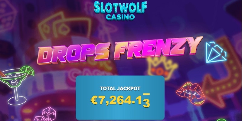 SlotWolf Progressive Jackpot Drops