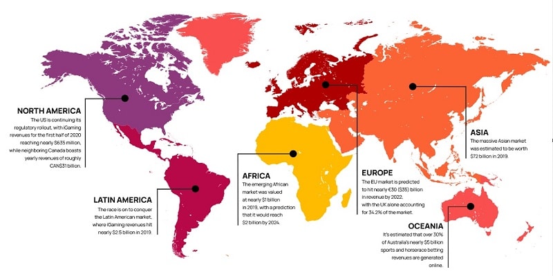 Slotegrator iGaming World Map