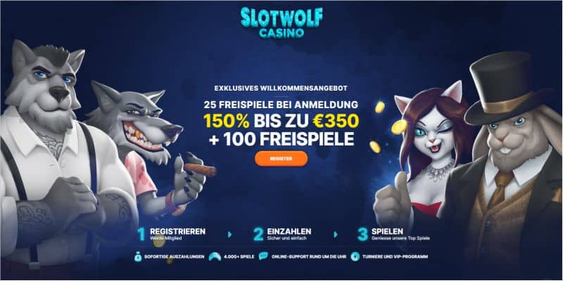 Slotwolf Casino Bonus NEU