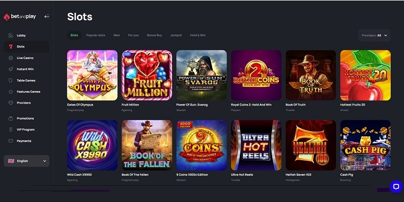 Bet and Play Casino Review