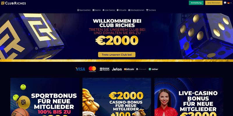 Club Riches Casino Test