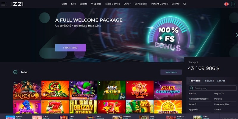 Izzi online casino review