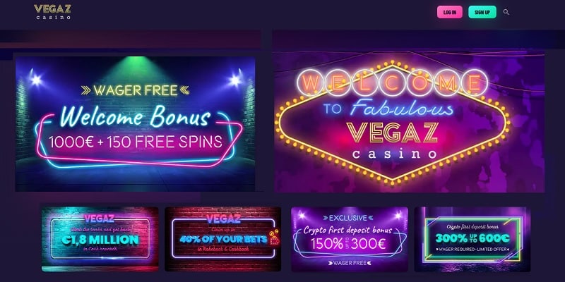 Vegaz Casino Promo Code