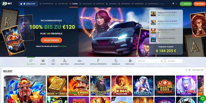 20Bet Casino Test