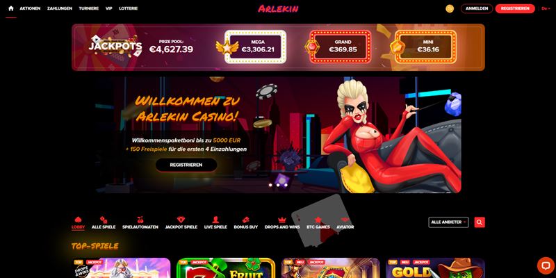 Arlekin Casino Test