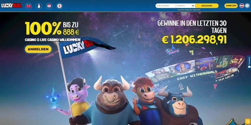 Lucky Bull Casino Test