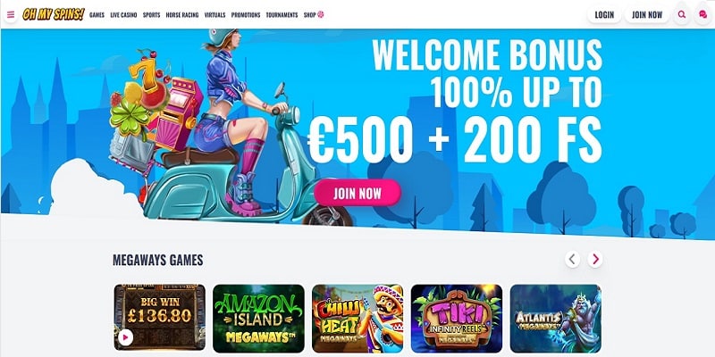 Oh My Spins Casino Bonus Review