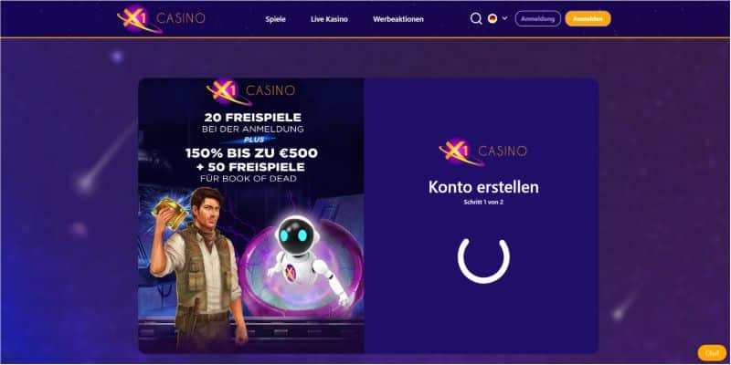 X1 Casino Bonus