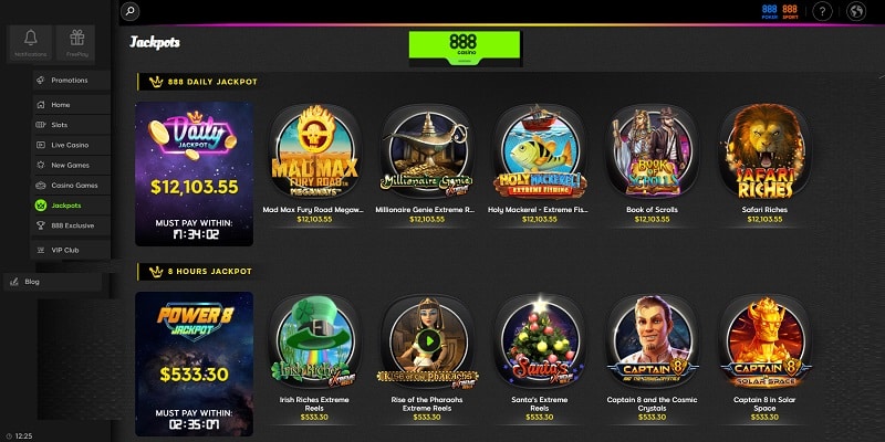 best games on 888 casino