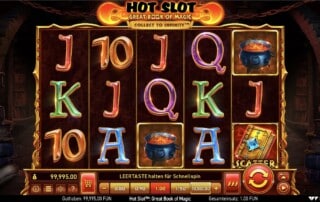 hot slot great book of magic spielautomat