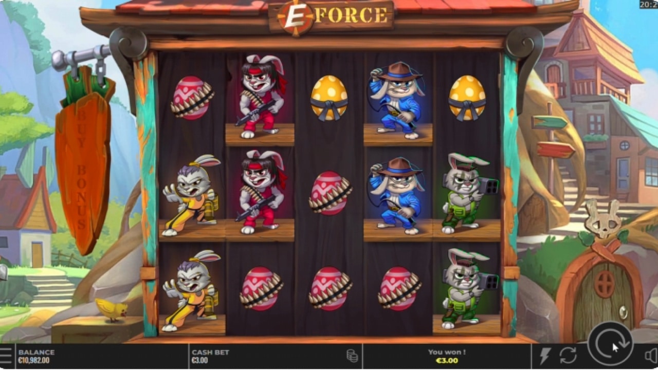 E-Force Spielautomat von Yggdrasil